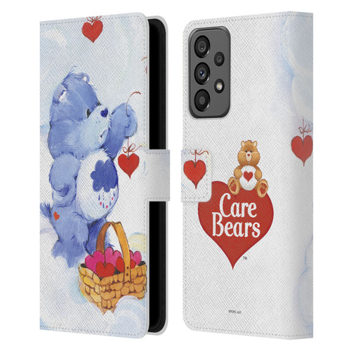 Care Bears Classic Grumpy Leather Book Wallet Case Cover For Samsung Galaxy A73 5G (2022)