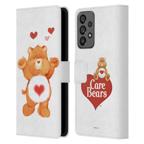 Care Bears Classic Tenderheart Leather Book Wallet Case Cover For Samsung Galaxy A73 5G (2022)