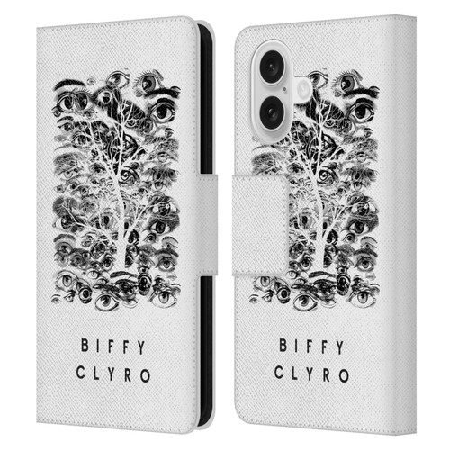 Biffy Clyro Graphics Eyes Leather Book Wallet Case Cover For Apple iPhone 16