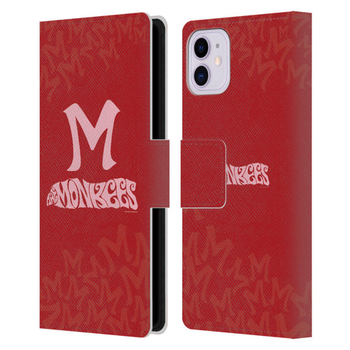 The Monkees Graphics Logotype Leather Book Wallet Case Cover For Apple iPhone 11