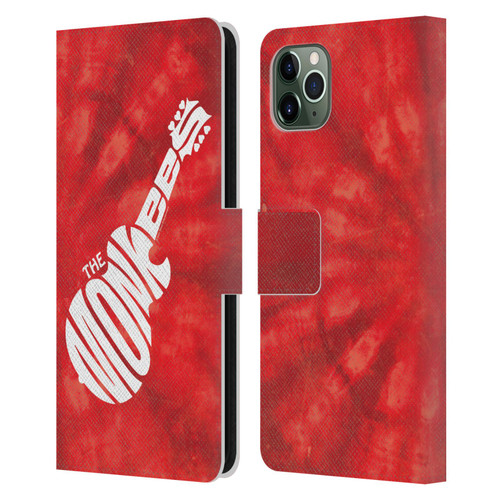 The Monkees Graphics Logo In Red Leather Book Wallet Case Cover For Apple iPhone 11 Pro Max