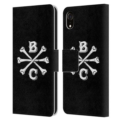 Biffy Clyro Graphics Bones Logo Leather Book Wallet Case Cover For Apple iPhone XR