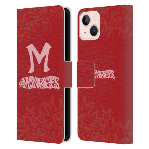 The Monkees Graphics Logotype Leather Book Wallet Case Cover For Apple iPhone 13