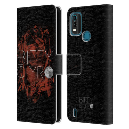 Biffy Clyro Graphics Red Leather Book Wallet Case Cover For Nokia G11 Plus