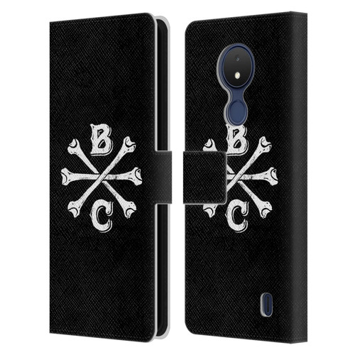 Biffy Clyro Graphics Bones Logo Leather Book Wallet Case Cover For Nokia C21