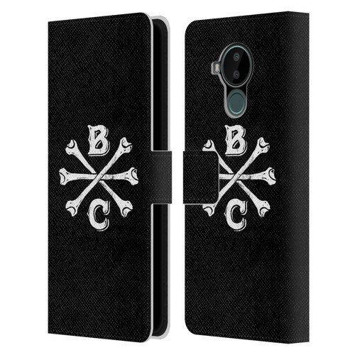 Biffy Clyro Graphics Bones Logo Leather Book Wallet Case Cover For Nokia C30
