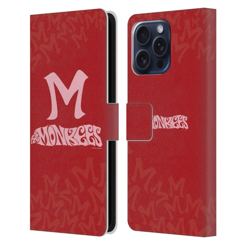 The Monkees Graphics Logotype Leather Book Wallet Case Cover For Apple iPhone 16 Pro Max