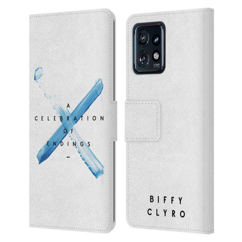 Biffy Clyro Graphics A Celebration Of Endings Leather Book Wallet Case Cover For Motorola Moto Edge 40 Pro