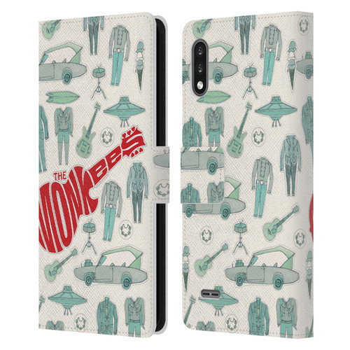 The Monkees Graphics Pattern Leather Book Wallet Case Cover For LG K22