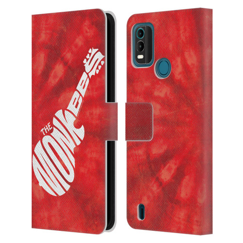 The Monkees Graphics Logo In Red Leather Book Wallet Case Cover For Nokia G11 Plus