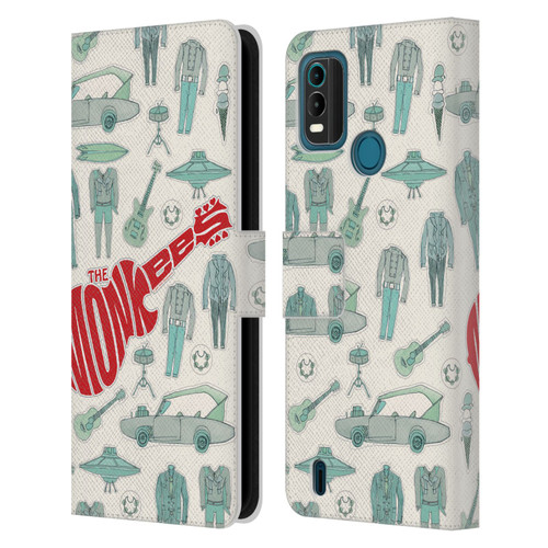 The Monkees Graphics Pattern Leather Book Wallet Case Cover For Nokia G11 Plus