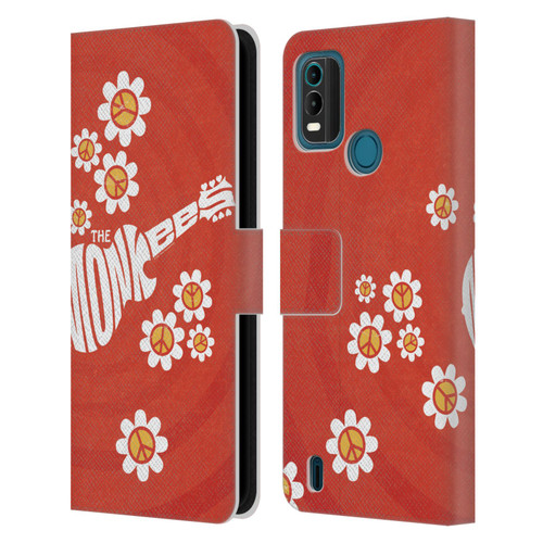 The Monkees Graphics Pattern In Red Leather Book Wallet Case Cover For Nokia G11 Plus