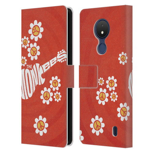The Monkees Graphics Pattern In Red Leather Book Wallet Case Cover For Nokia C21