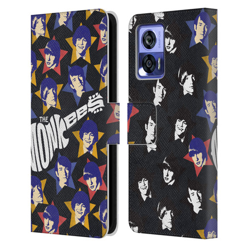 The Monkees Graphics Band Members Leather Book Wallet Case Cover For Motorola Edge 30 Neo 5G