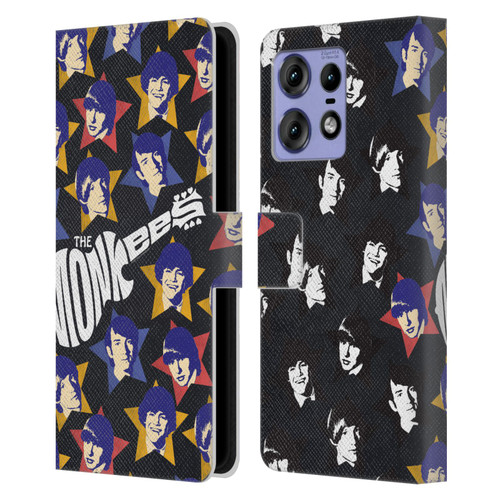 The Monkees Graphics Band Members Leather Book Wallet Case Cover For Motorola Edge 50 Pro