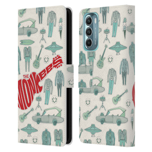 The Monkees Graphics Pattern Leather Book Wallet Case Cover For Motorola Moto G Stylus 5G (2022)