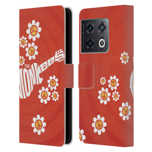 The Monkees Graphics Pattern In Red Leather Book Wallet Case Cover For OnePlus 10 Pro