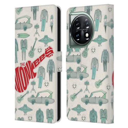 The Monkees Graphics Pattern Leather Book Wallet Case Cover For OnePlus 11 5G