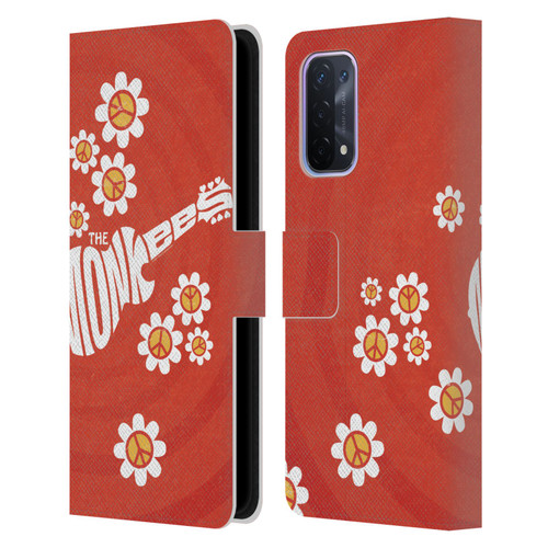 The Monkees Graphics Pattern In Red Leather Book Wallet Case Cover For OPPO A54 5G