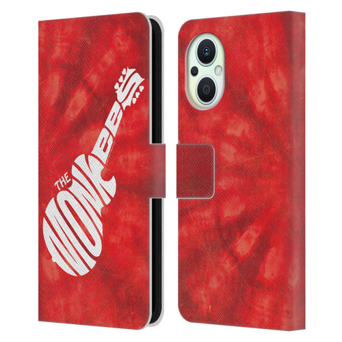 The Monkees Graphics Logo In Red Leather Book Wallet Case Cover For OPPO Reno8 Lite