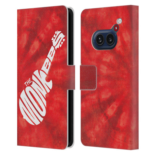 The Monkees Graphics Logo In Red Leather Book Wallet Case Cover For Nothing Phone (2a)