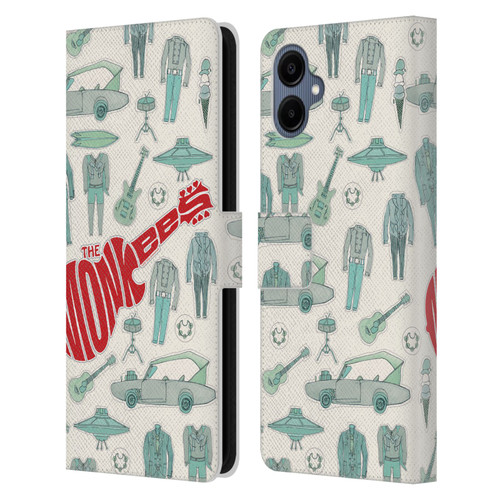 The Monkees Graphics Pattern Leather Book Wallet Case Cover For Samsung Galaxy A06 4G