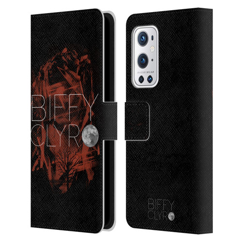 Biffy Clyro Graphics Red Leather Book Wallet Case Cover For OnePlus 9 Pro