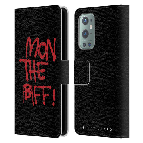 Biffy Clyro Graphics Mon The Biff Leather Book Wallet Case Cover For OnePlus 9