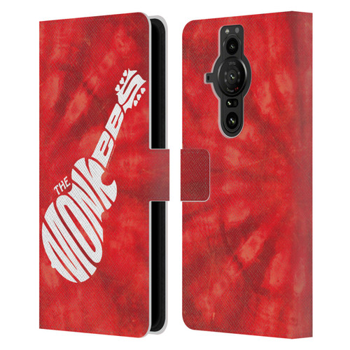 The Monkees Graphics Logo In Red Leather Book Wallet Case Cover For Sony Xperia Pro-I