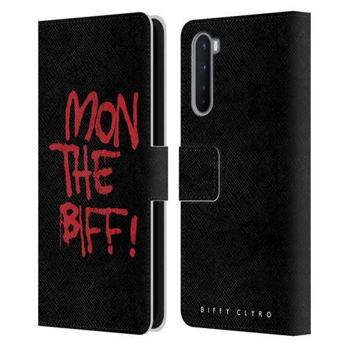 Biffy Clyro Graphics Mon The Biff Leather Book Wallet Case Cover For OnePlus Nord 5G