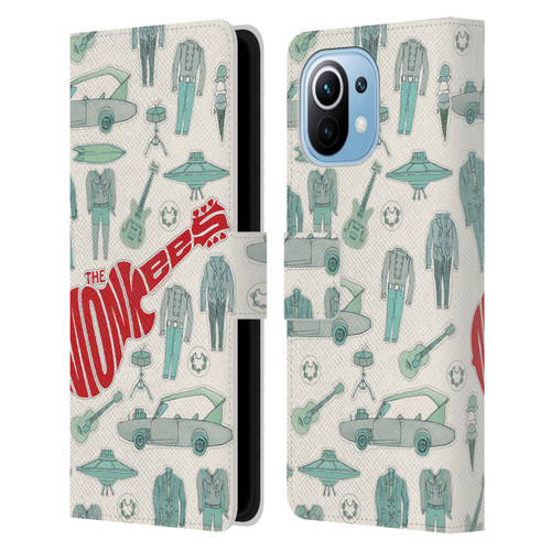 The Monkees Graphics Pattern Leather Book Wallet Case Cover For Xiaomi Mi 11