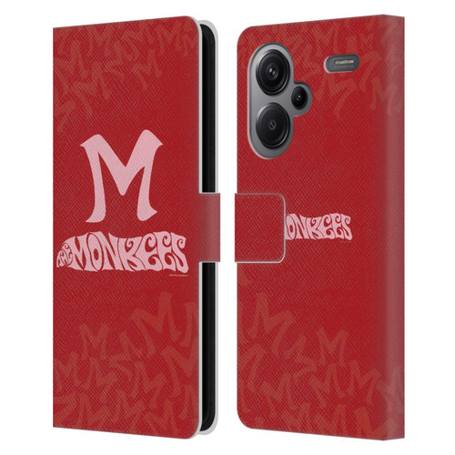 The Monkees Graphics Logotype Leather Book Wallet Case Cover For Xiaomi Redmi Note 13 Pro Plus 5G