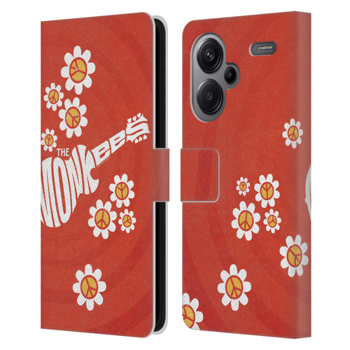 The Monkees Graphics Pattern In Red Leather Book Wallet Case Cover For Xiaomi Redmi Note 13 Pro Plus 5G