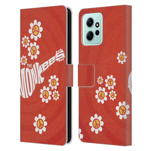 The Monkees Graphics Pattern In Red Leather Book Wallet Case Cover For Xiaomi Redmi 12