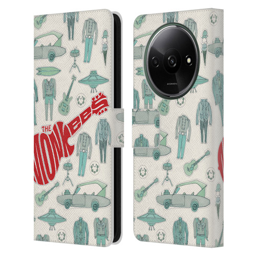 The Monkees Graphics Pattern Leather Book Wallet Case Cover For Xiaomi Redmi A3