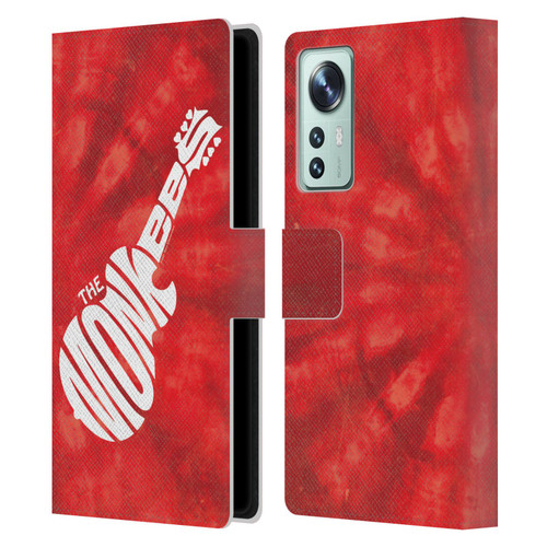 The Monkees Graphics Logo In Red Leather Book Wallet Case Cover For Xiaomi 12