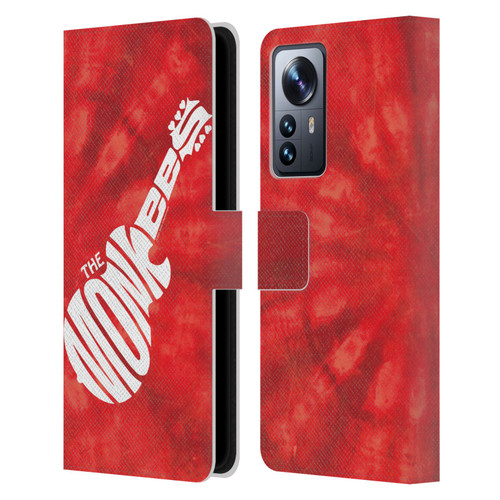 The Monkees Graphics Logo In Red Leather Book Wallet Case Cover For Xiaomi 12 Pro
