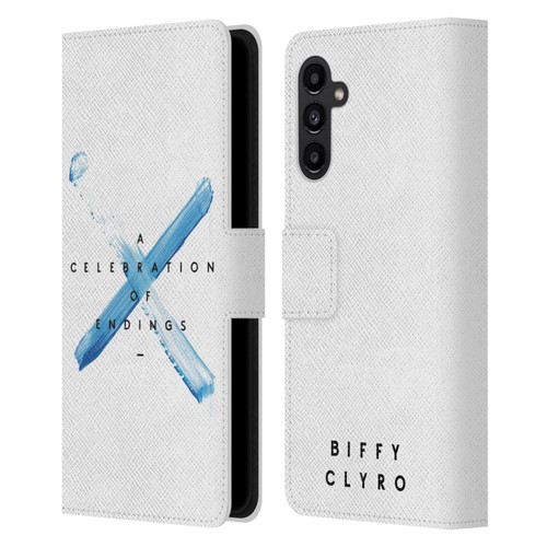 Biffy Clyro Graphics A Celebration Of Endings Leather Book Wallet Case Cover For Samsung Galaxy A13 5G (2021)