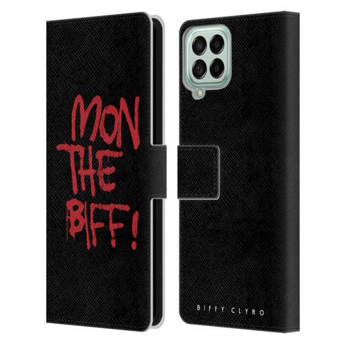 Biffy Clyro Graphics Mon The Biff Leather Book Wallet Case Cover For Samsung Galaxy M33 (2022)