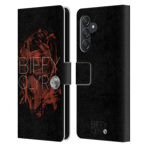 Biffy Clyro Graphics Red Leather Book Wallet Case Cover For Samsung Galaxy M55 5G