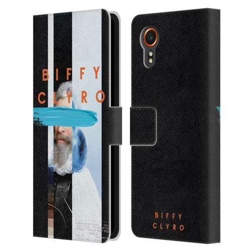 Biffy Clyro Graphics A Celebration Of Endings Album Leather Book Wallet Case Cover For Samsung Galaxy Xcover7 5G