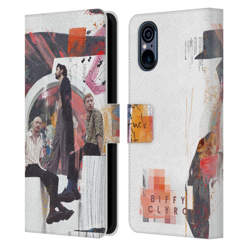 Biffy Clyro Graphics Band Art Leather Book Wallet Case Cover For Sony Xperia 5 V 5G