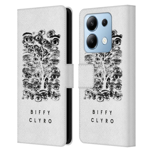 Biffy Clyro Graphics Eyes Leather Book Wallet Case Cover For Xiaomi Redmi Note 13/13 Pro 5G