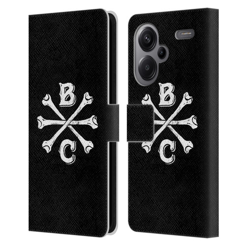 Biffy Clyro Graphics Bones Logo Leather Book Wallet Case Cover For Xiaomi Redmi Note 13 Pro Plus 5G