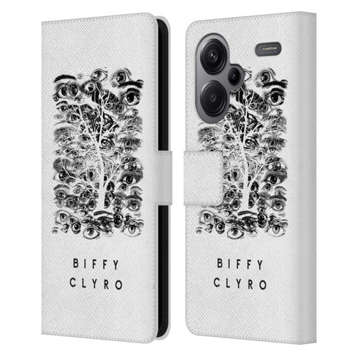 Biffy Clyro Graphics Eyes Leather Book Wallet Case Cover For Xiaomi Redmi Note 13 Pro Plus 5G