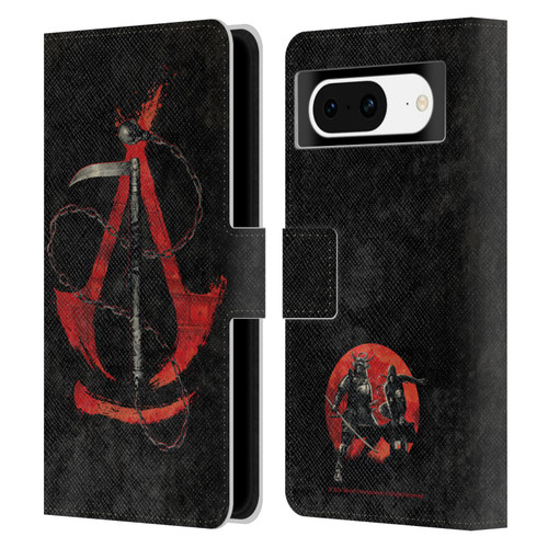 Assassin's Creed Shadows Graphics Kusarigama Leather Book Wallet Case Cover For Google Pixel 8