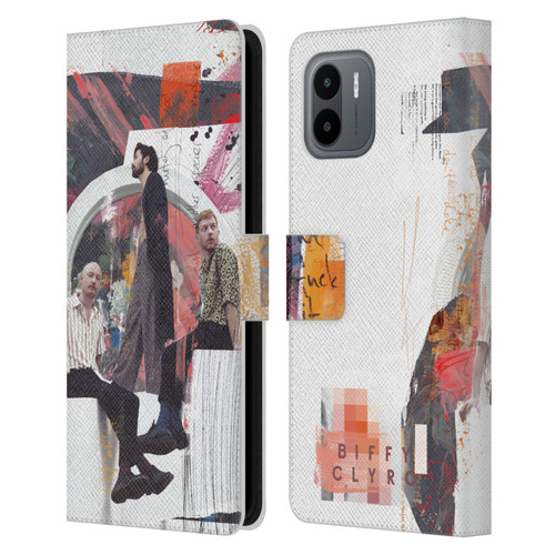 Biffy Clyro Graphics Band Art Leather Book Wallet Case Cover For Xiaomi Redmi A2
