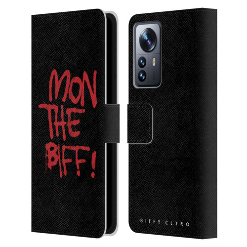 Biffy Clyro Graphics Mon The Biff Leather Book Wallet Case Cover For Xiaomi 12 Pro