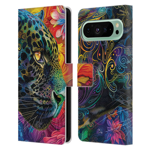 Michael David Ward Animals Wild Tapestry Leather Book Wallet Case Cover For Google Pixel 9 Pro XL