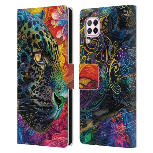 Michael David Ward Animals Wild Tapestry Leather Book Wallet Case Cover For Huawei Nova 6 SE / P40 Lite
